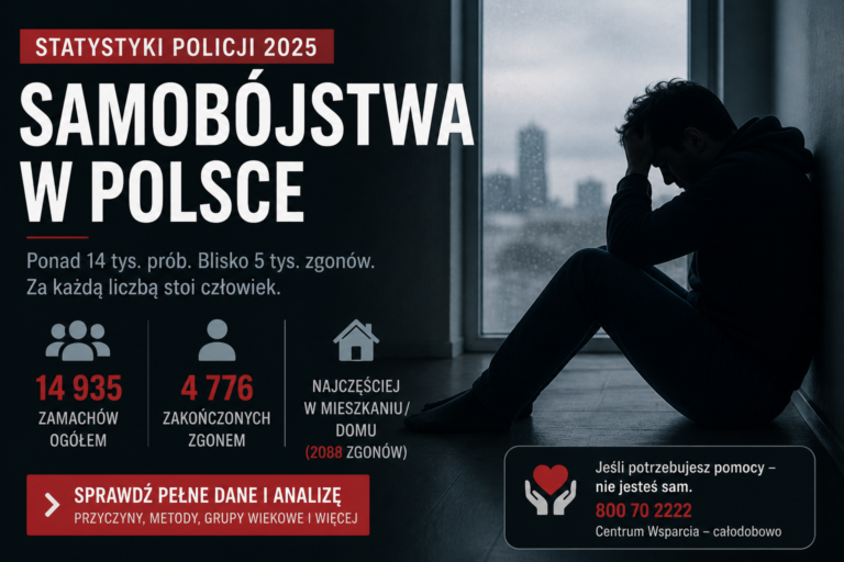 samobójstwa w Polsce 2025