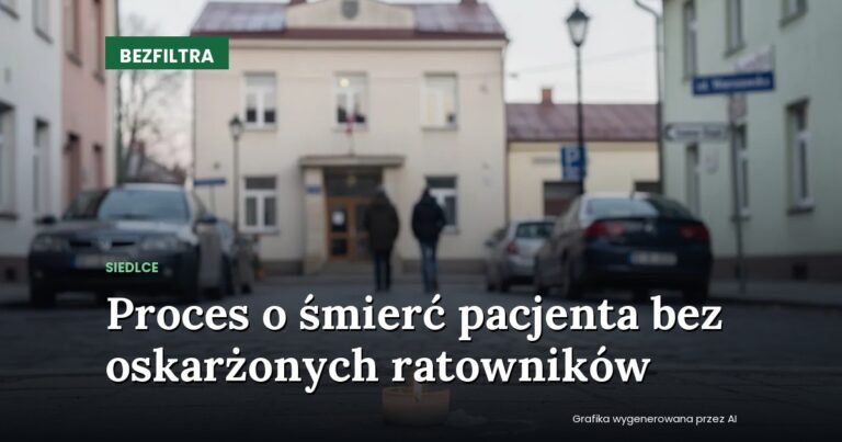 Proces o śmierć pacjenta bez oskarżonych ratowników — SIEDLCE