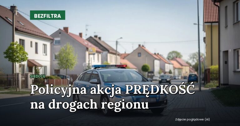 Policyjna akcja PRĘDKOŚĆ na drogach regionu — SIEDLCE