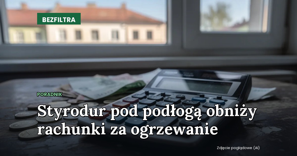 Styrodur pod podłogą obniży rachunki za ogrzewanie — PORADNIK
