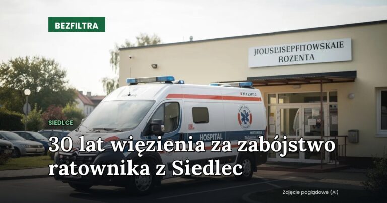 30 lat więzienia za zabójstwo ratownika z Siedlec — SIEDLCE
