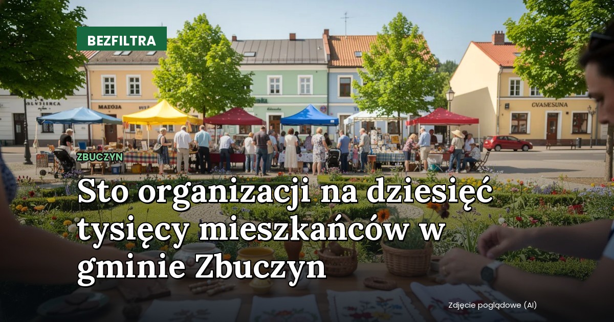 Sto organizacji na dziesięć tysięcy ludzi. W Zbuczynie jest ich więcej niż w Warszawie