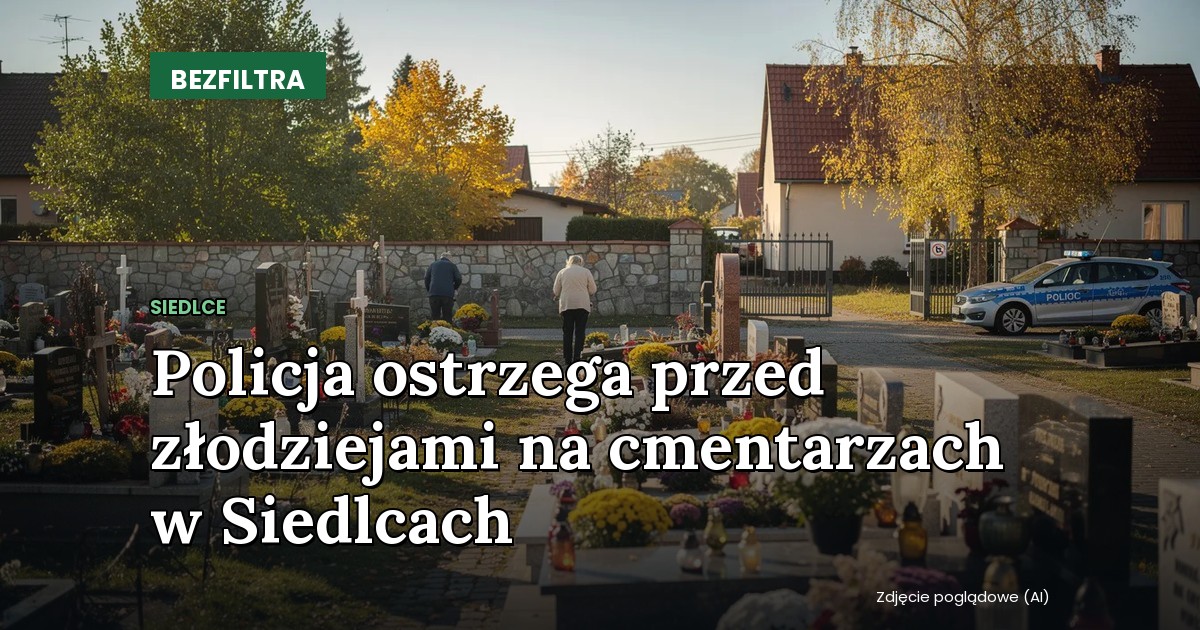 Złodziej nie czeka, aż skończysz myć pomnik. Siedlecka policja przypomina o torebkach i drogach