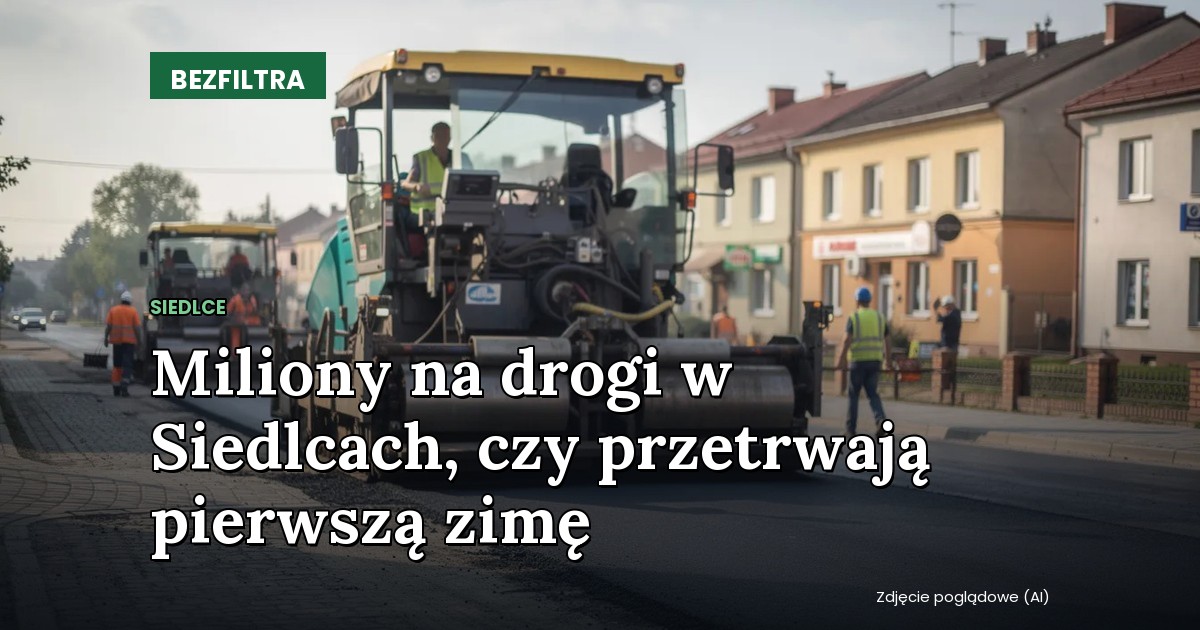 Miliony na drogi w Siedlcach, czy przetrwają pierwszą zimę — SIEDLCE