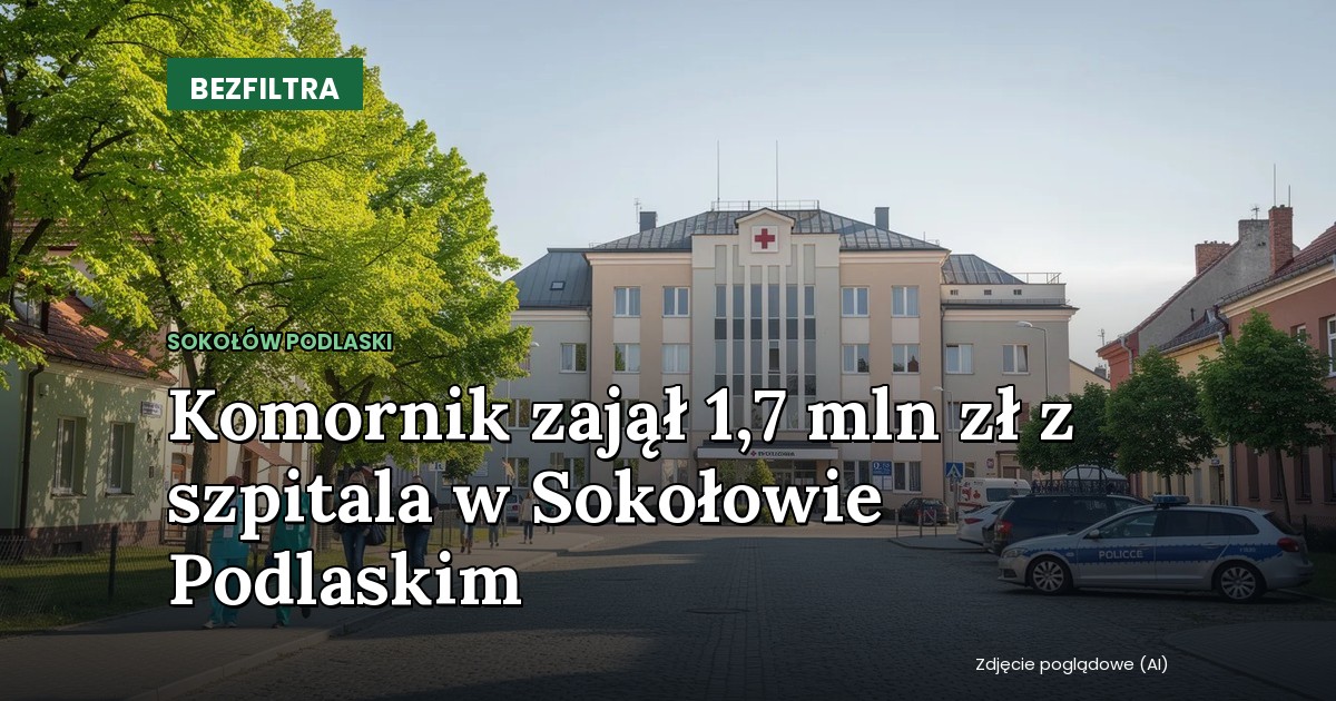 Komornik zajął 1,7 mln zł z szpitala w Sokołowie Podlaskim — SOKOŁÓW PODLASKI